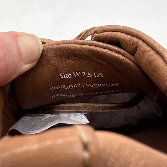 THURSDAY BOOT COMPANY Premier Low Top Sneaker Mens 7.5 Brown Lace Up - Picture 14 of 14